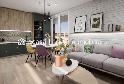 Apartament cu 2 camere decomandat în UTA