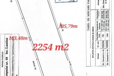 Teren intravilan de vânzare – 2.254 m² – Comuna Lumina, județul Constanța - 1