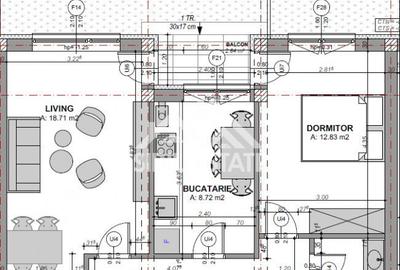 Apartament cu 2 camere decomandat în Șelimbăr