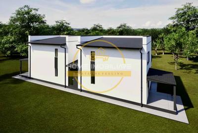 Duplex fără perete comun | 4 camere | 100 mp utili | 300 mp teren | Lunca Cetățu - 4
