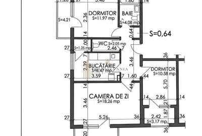 Apartament 3 camere, decomandat - 9