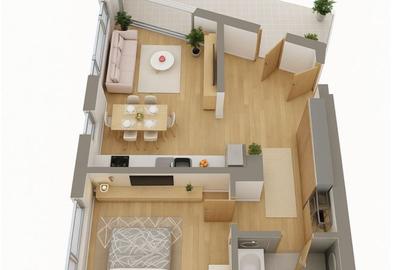 Tomis Plus - Celine Elegance - Vânzare apartament cu 2 camere cu vedere la Lac! - 16