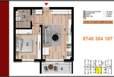 2 camere Open Space, Metrou Berceni, Bloc Finalizat - 4