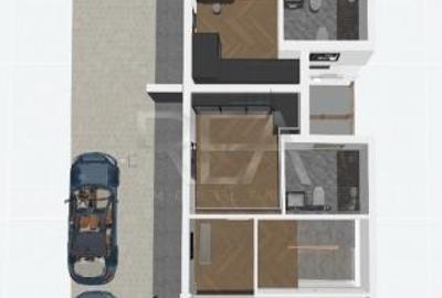 Vila duplex contemporana Bucurestii Noi - Straulesti - 11