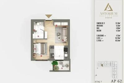 Garsoniera dubla, premium | Investitie | Theodor Pallady-1 decembrie - 2