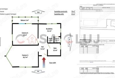 Apartament 2 camere | Etaj 1 | Zona Plevnei - 8