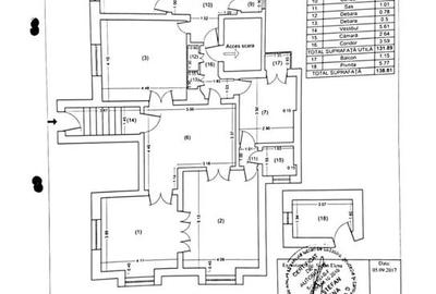 Traian, apartament in vila, 5 camere - 23