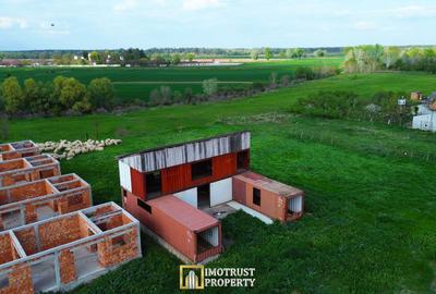 Casă modernă P+1 din containere – teren 575 mp – la 14km de Arad - 6