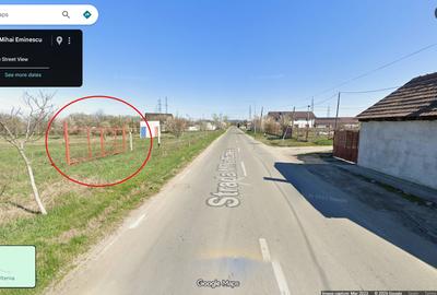 Teren intravilan Ișalnița 2200 mp, 2 intrări, utilități, 50€/mp - 8