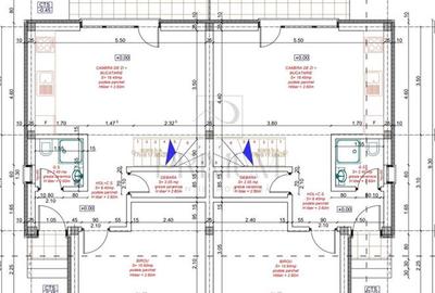Duplex 4 camere - dormitor la parter - doua fronturi stradale - 4