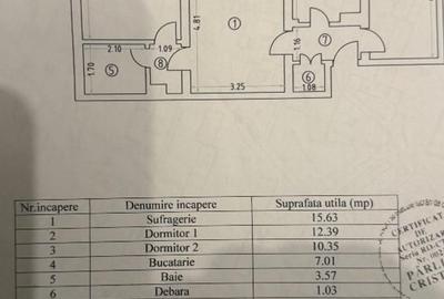 Apartament 3 camere Tomis 2 - 4