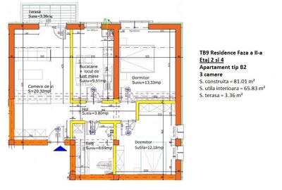 TB9 Residence | Faza a 2-a | 3 cam tip B2 | 0% comision - 6
