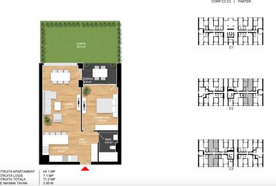 Apartament 2 Camere Pipera | Millo 8 | Modern, gradina & terasa | Investitie - 1