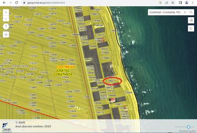 Exclusivitate teren  Costinesti  1845 mp zona Golful Francezului randu 1 - 1