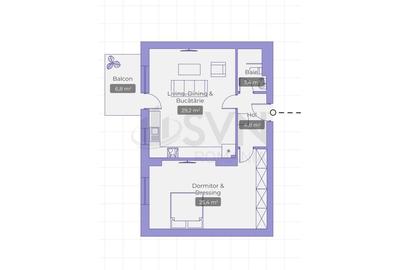REA1028660 Apartament 2 camere Erou Iancu Nicolae Jollie Ville - 8