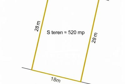Teren de vanzare zona Lipovei, Timisoara - 520 mp front stradal 18ml - 1