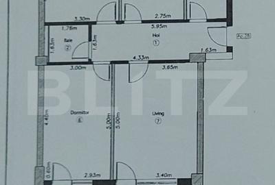 Apartament cu 3 camere, 76 mp, cu parcare si boxa, Tractorul - 11