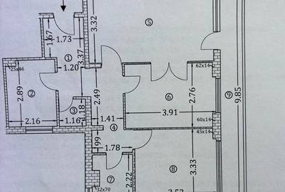 Metrou Raul Doamnei 3 camere Bulevard - 7