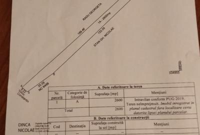FARA COMISIOANE TEREN intravilan curs constructii la drum asfaltat gaze curent - 6