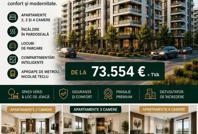 Apartament 2 Camere Parcare Gratis 0% COMISION Metrou Teclu Pallady - 1