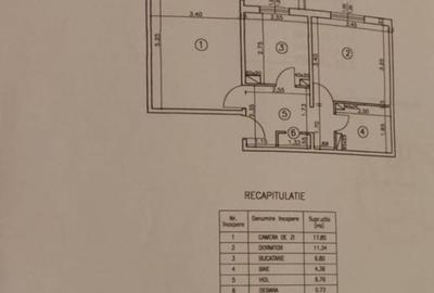 Etaj 1 - 2 camere decomandat - Zimbru - Cofetaria A la Grec - 2