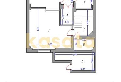2 camere I Demisol I Mosilor I Curte proprie I 82 mp utili - 12