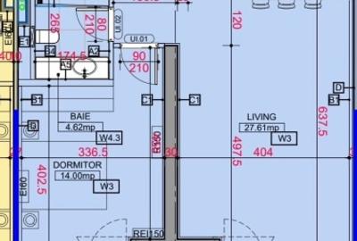 Apartament lux One High District, 2 camere- preț 222 000 eur  plus TVA - 2