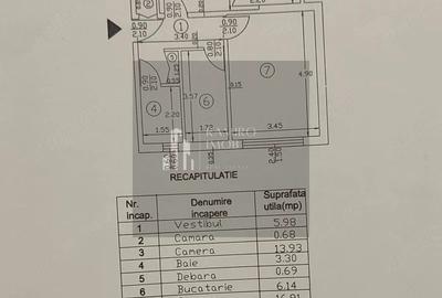 Apartament cu 2 camere decomandat în Berceni