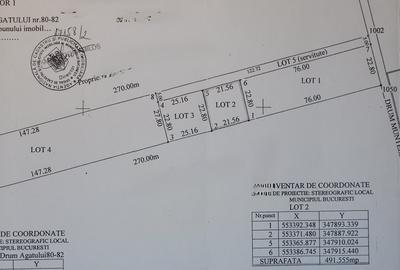 Teren de vanzare - 599 mp - perfect pentru casa visurilor tale - Sector 1 - 3