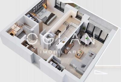NOU, Ap.2 cam Et.1, 51,46mp+ 1 Boxa cadou! Calitate Premium! Zona N-V Sibiu - 3