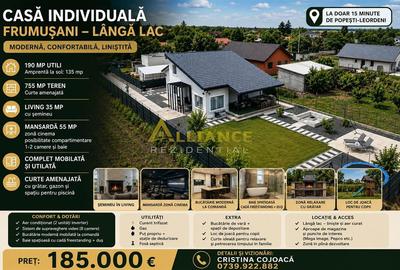 Casa Individuala Frumusani 755 mp Complet Mobilata si Utilata - 1