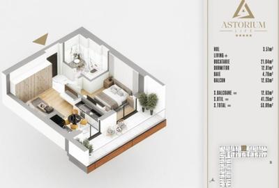 AP. 2CAM. IN PROIECTUL ASTORIUM LIFE / BLOC FINALIZAT. PALLADY! - 4