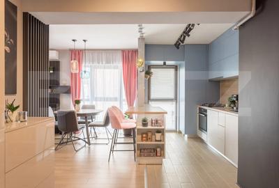 Apartament 2 camere, living cu bucătărie open space, balcon – 50 mp utili - 1