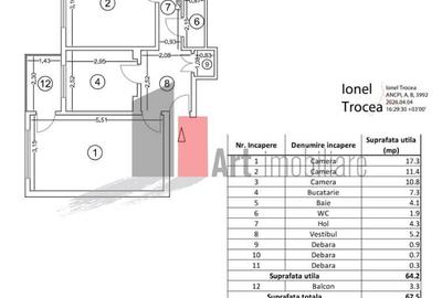 Vânzare apartament decomandat 3 camere Șos. Berceni - Apărătorii Patriei - 11