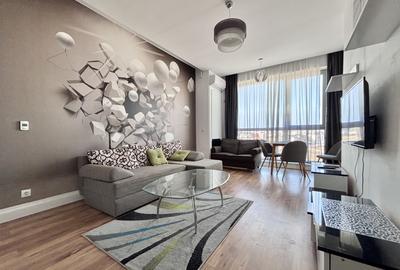 Apartament cu 2 camere semidecomandat, mobilat în Nord