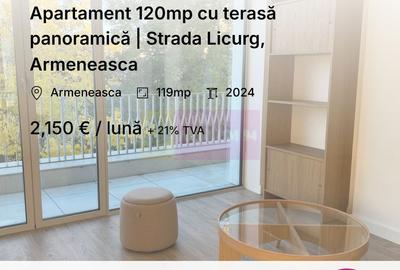 Apartament 120mp cu terasă panoramică | Strada Licurg,  Armeneasca - 1