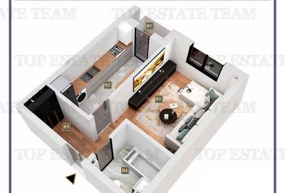 Promotie de Vara! Studiou cu finisaje premium, in Militari Residence. - 2