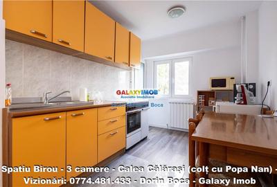 BIROU 3 Camere NEMOBILAT - CALEA CALARASI - Centrala proprie - 5