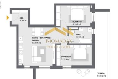 Aradului-Apartament 3 Camere-Centrala Proprie - 17