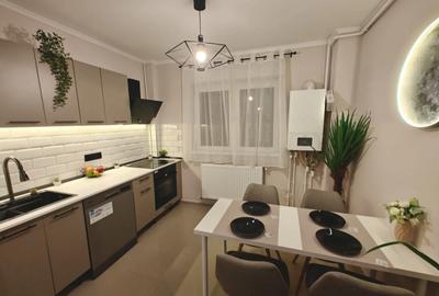 Apartament cu 2 camere semidecomandat, mobilat în Tineretului