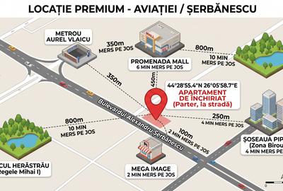 PROPRIETAR – Închiriez Apartament 2 Camere – Aviației / Mall Promenada - 9