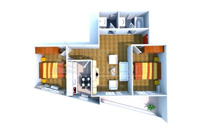 Apartament nou, 3 camere, decomandat, 95 mp, Tomis Nord, cod 161597 - 1