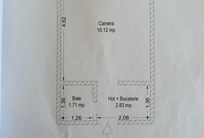COMISION 0% Apartament cu o camera de 20 mp, zona Steaua - 7
