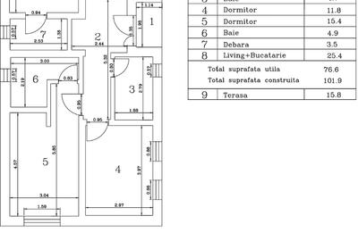 FARA COMISIOANE casa eleganta 3 camere 2 bai PARTER+pod camera tehnica terasa - 35