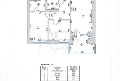 Apartament cu 3 camere semidecomandat, mobilat în Pipera