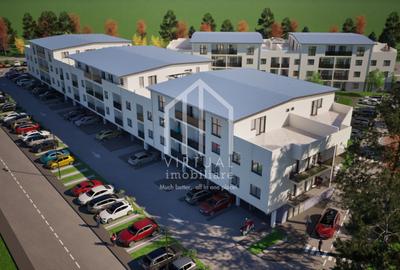 Penthouse 3 camere - 75,80 mp si terasa de 36,35 mp - Selimbar - 3