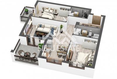 Apartament 3 camere, terasa si balcon,parcare si spatiu depozitare - 13