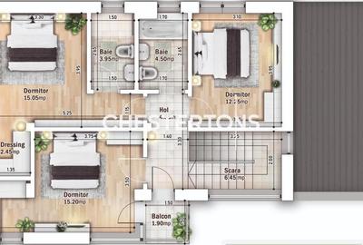Vila lux 4 camere cu garaj langa metrou Drumul Taberei - 3