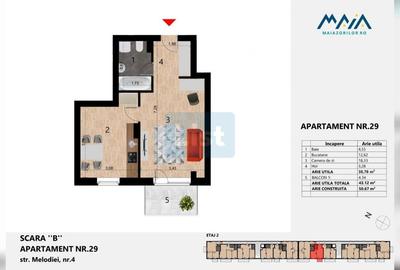 Comision 0!Vanzare apartament cu 1 camera in cartierul Zorilor - 2