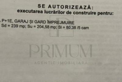 GHIRODA | TEREN CASA INDIVIDUALA P+1E - GARAJ | TOATE UTILITATILE | PROIECT AUTO - 3